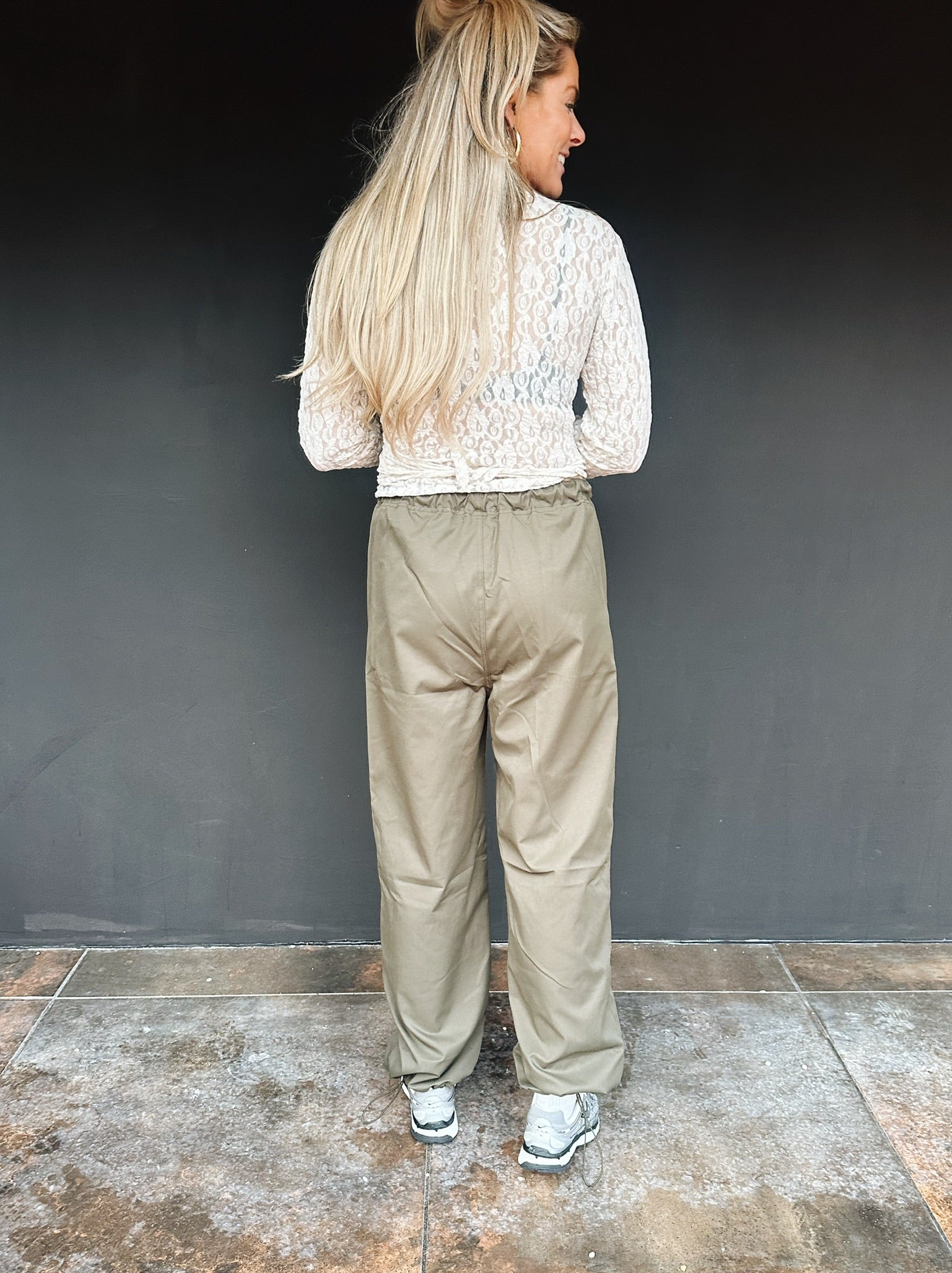 Manny mesh top – Stretch mesh dames top