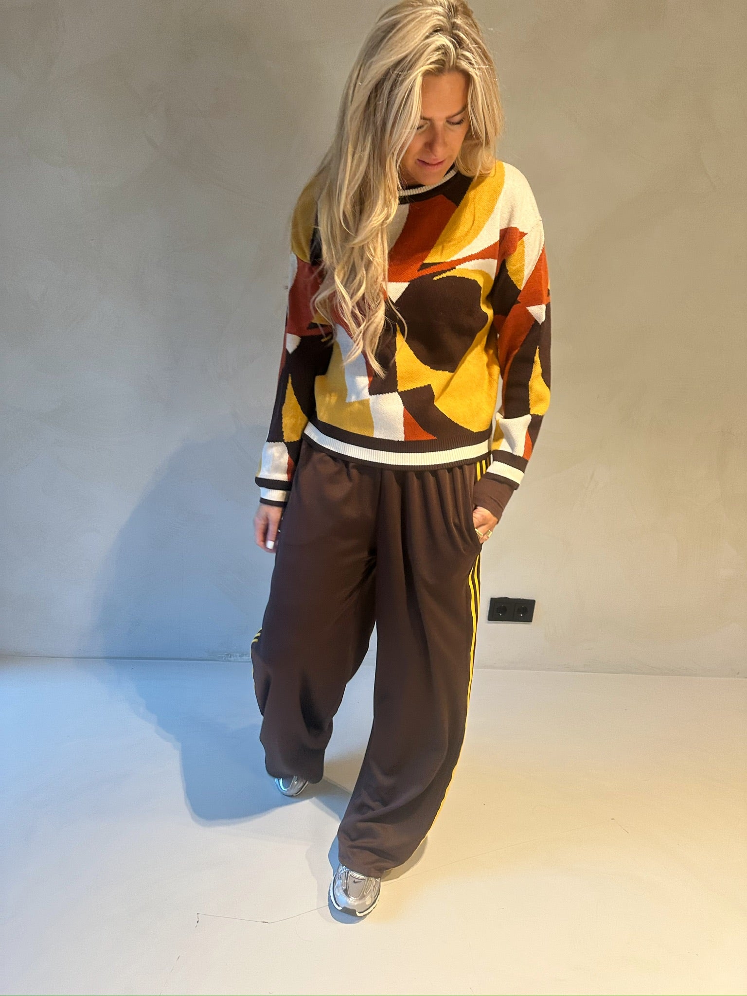 Sia sweater – Multi color knit