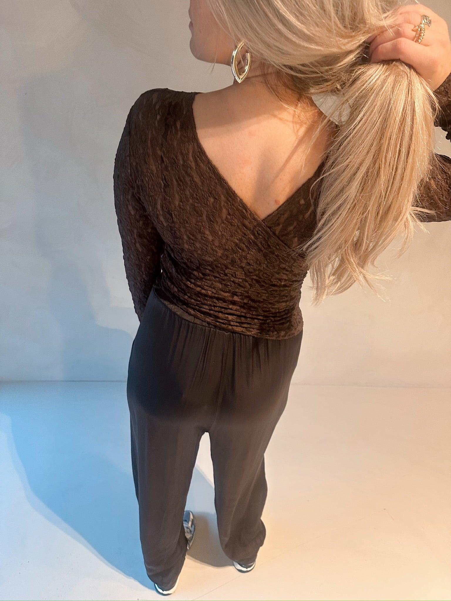 Manny mesh top – Stretch mesh dames top