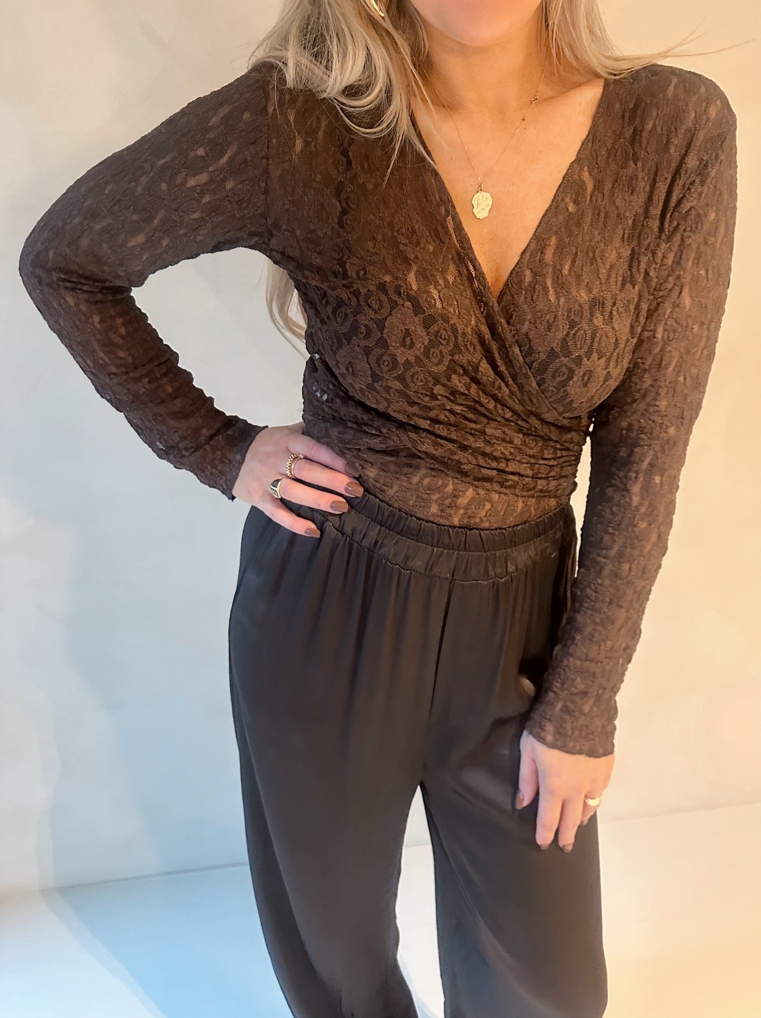 Manny mesh top – Stretch mesh dames top