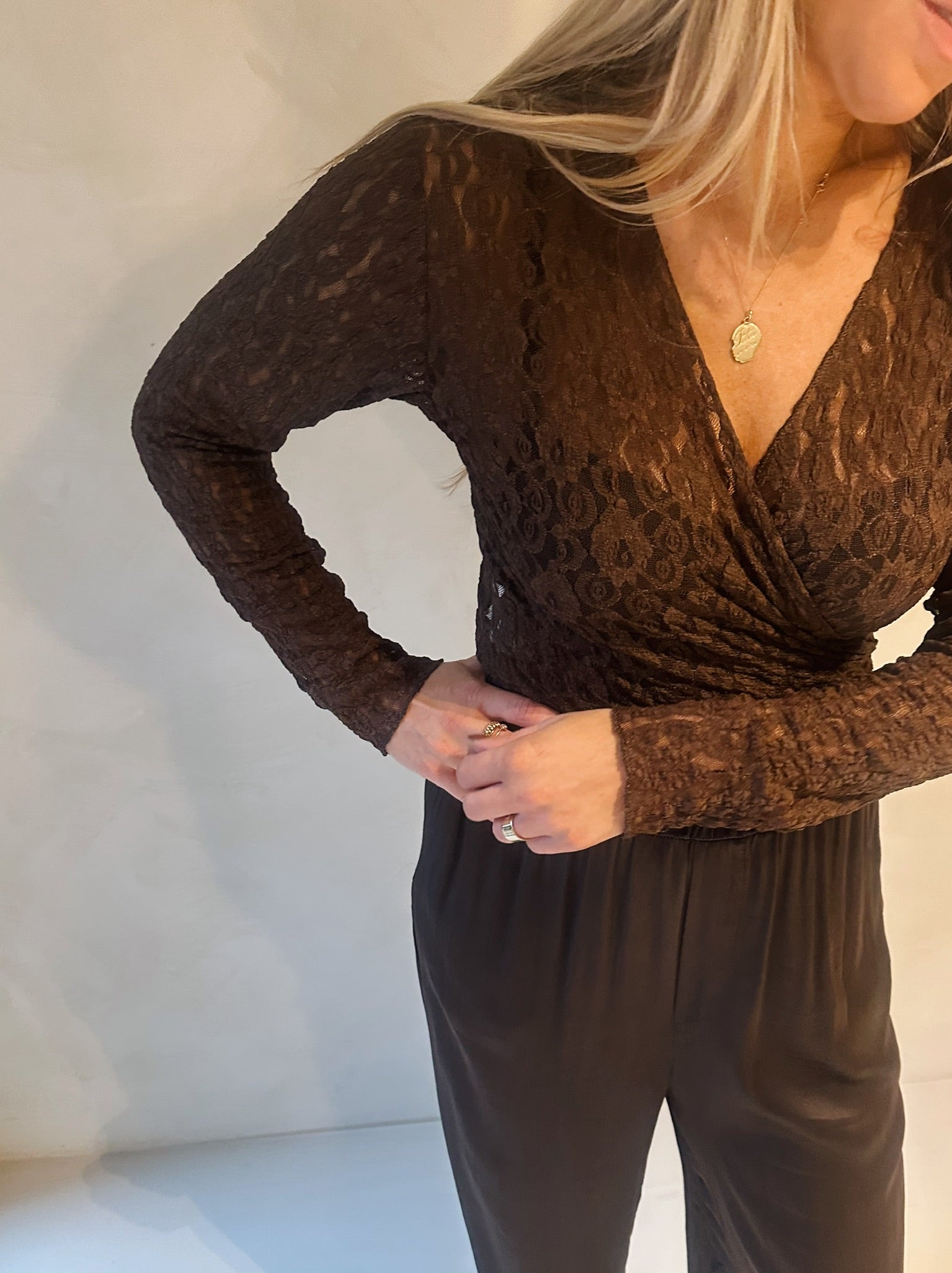 Manny mesh top – Stretch mesh dames top