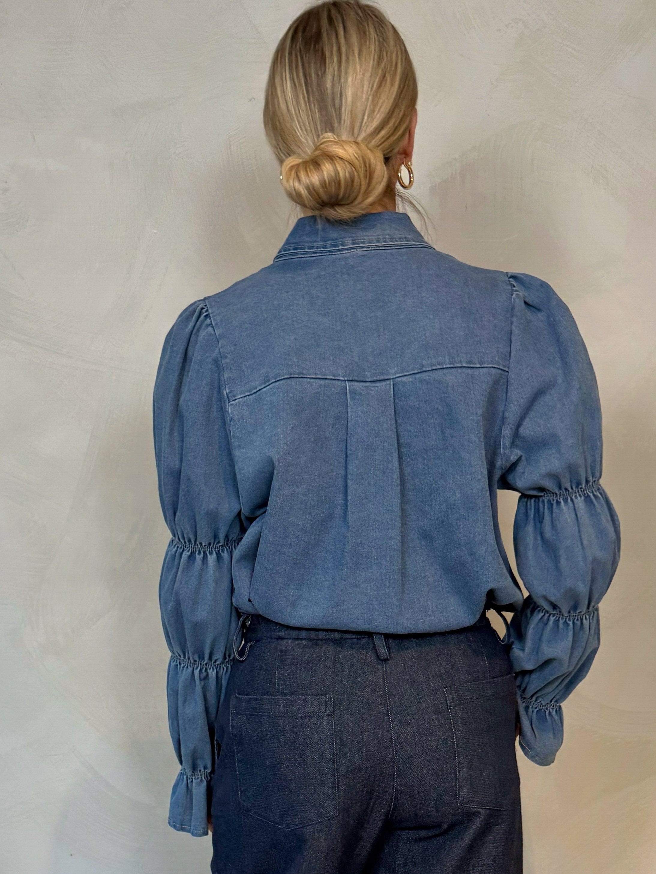 Ginny Jeans Blouse Medium Blue