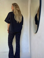 Sonny Dot Pants Dark blue