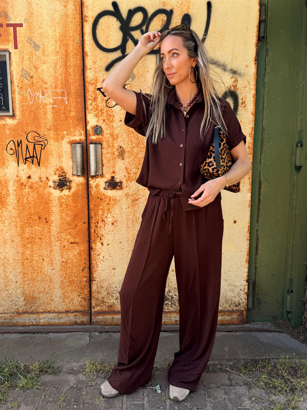 Babs Blouse - Dark Brown