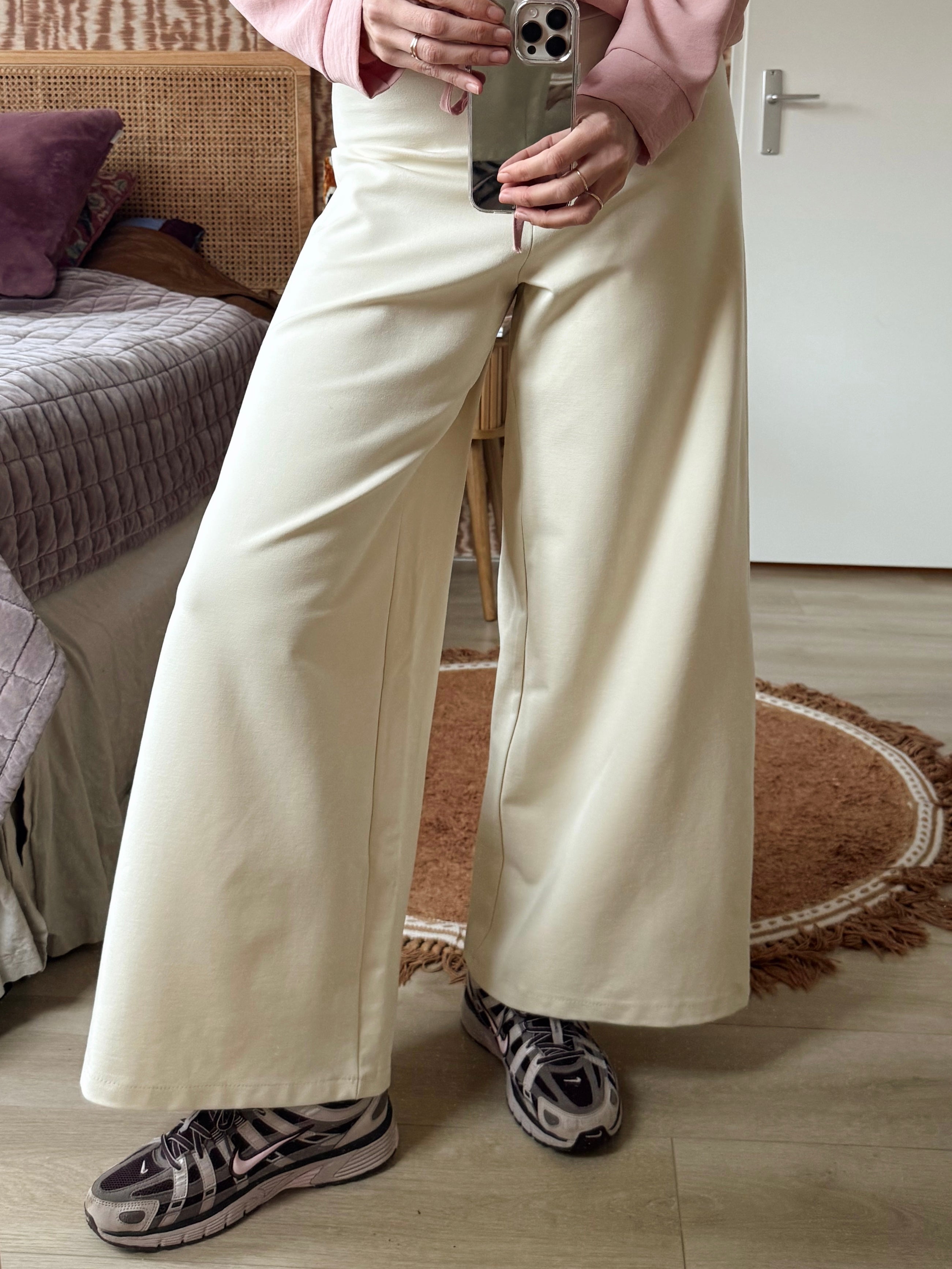 Elena stretch pants Creme| XS t/m L | Chic & comfy