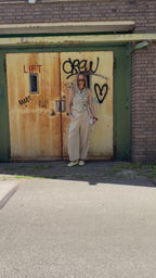 Ronny Checked Blouse – Geel Ruit Wikkelblouse